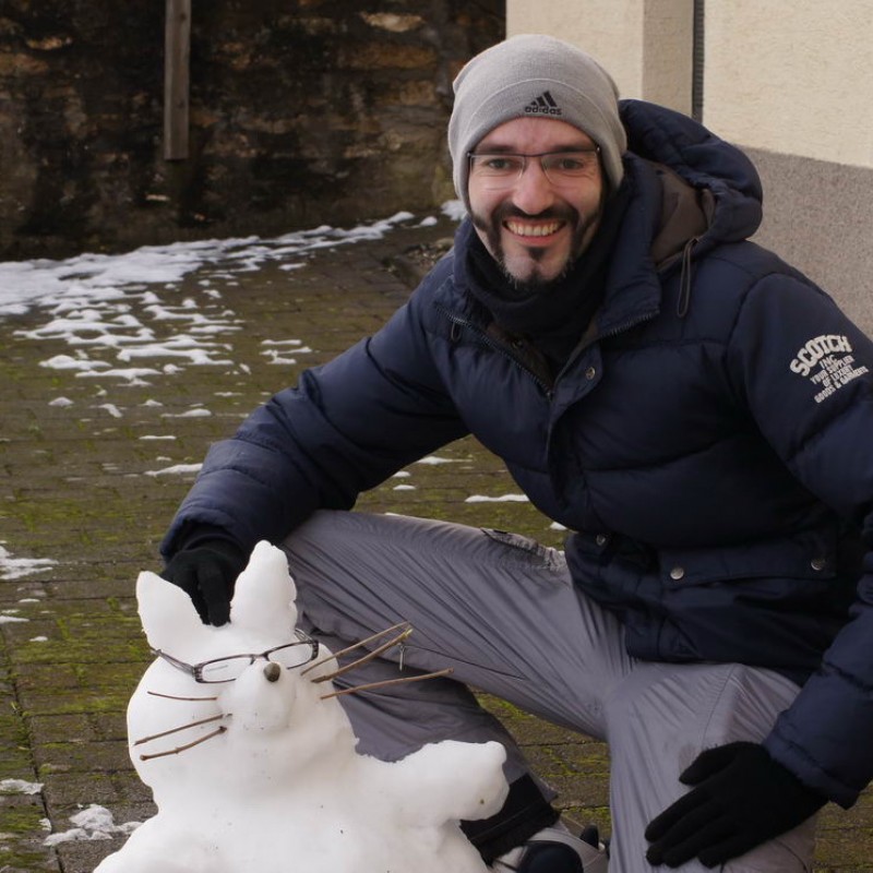 Seltene Tierart: Brillenschneekatze